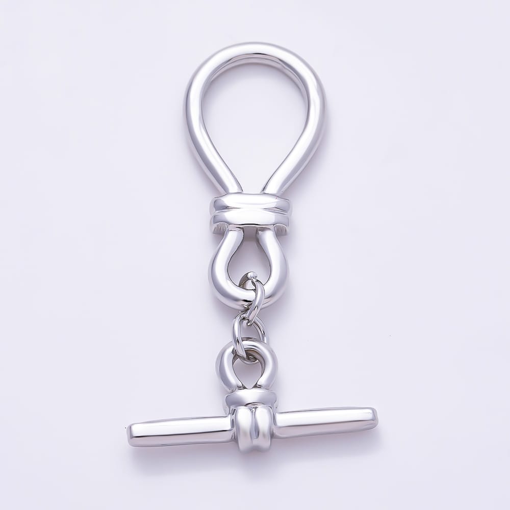 16K Gold Filled 33mm Nautical Knot & Shackle OT Toggle Clasp Set | Findings-00587 - Findings-00588