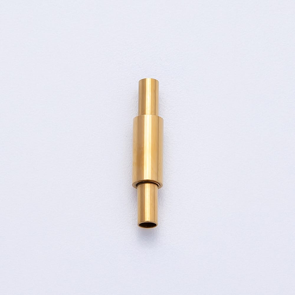 Stainless Steel 18mm Cylinder Tube Bayonet Barrel Clasp Findings | Findings-00591