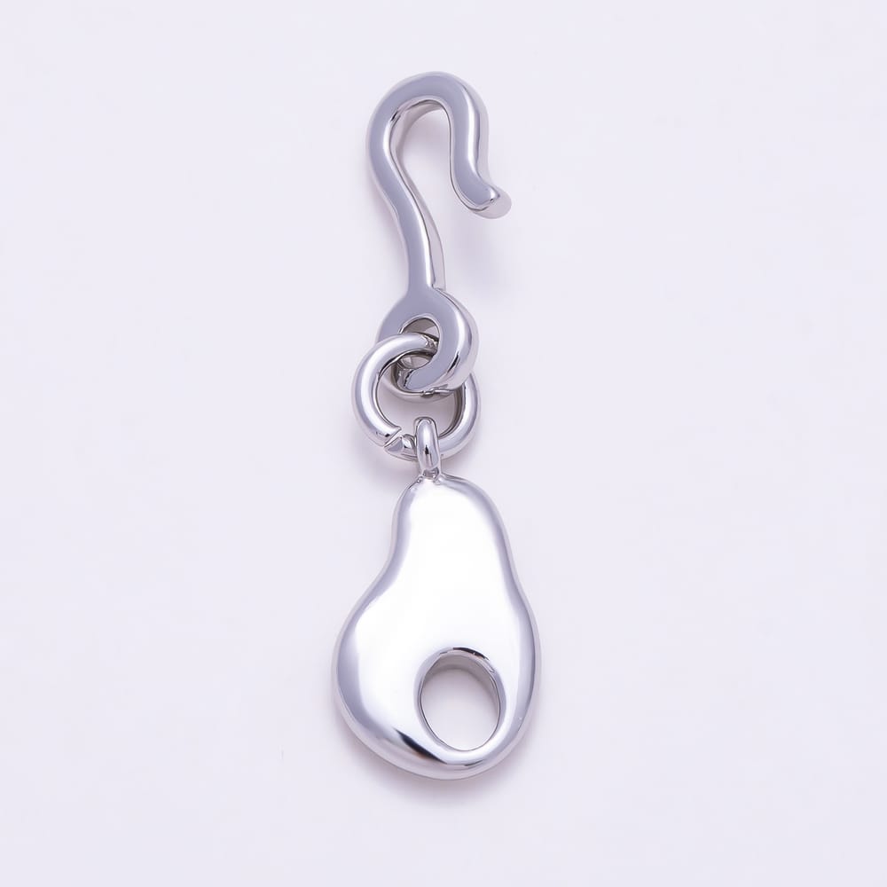 16K Gold Filled 15mm Minimalist Geometric Molten Hook Clasps Closure in Gold & Silver | Findings-00633 Findings-00634