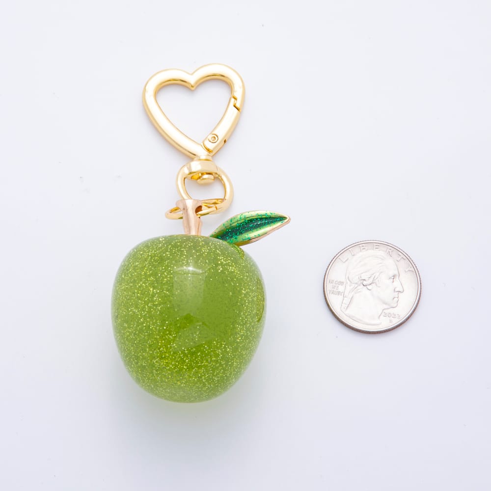 Fruits Keychain accessories Green Apple Charm Accessories WB-00109