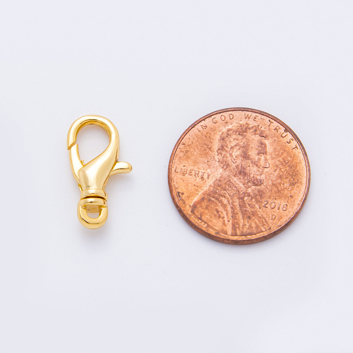 18K Gold Filled 16mm Lobster Swivel Clasp Charm Finding | Z1424