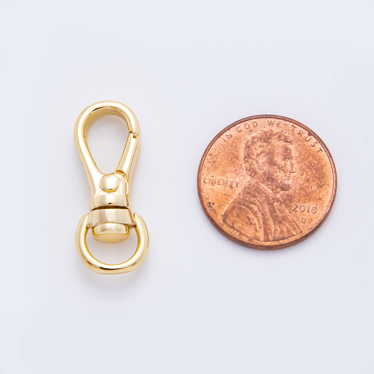 18K Gold Filled 25mm Lobster Swivel Clasp Charm Finding | Z-A1247