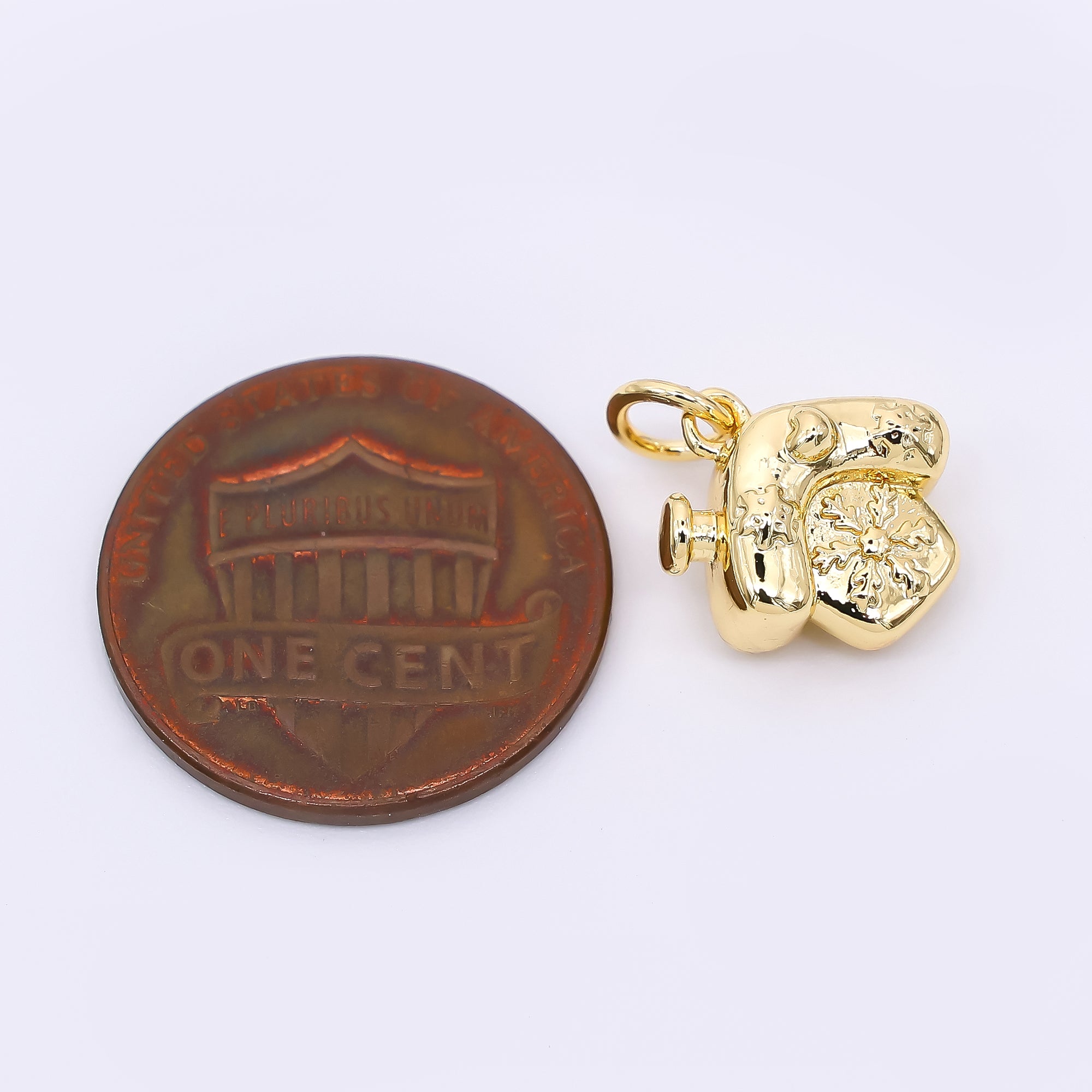 24K Gold Filled 12mm Tini Lovely Dwarf House Charm| AH-582