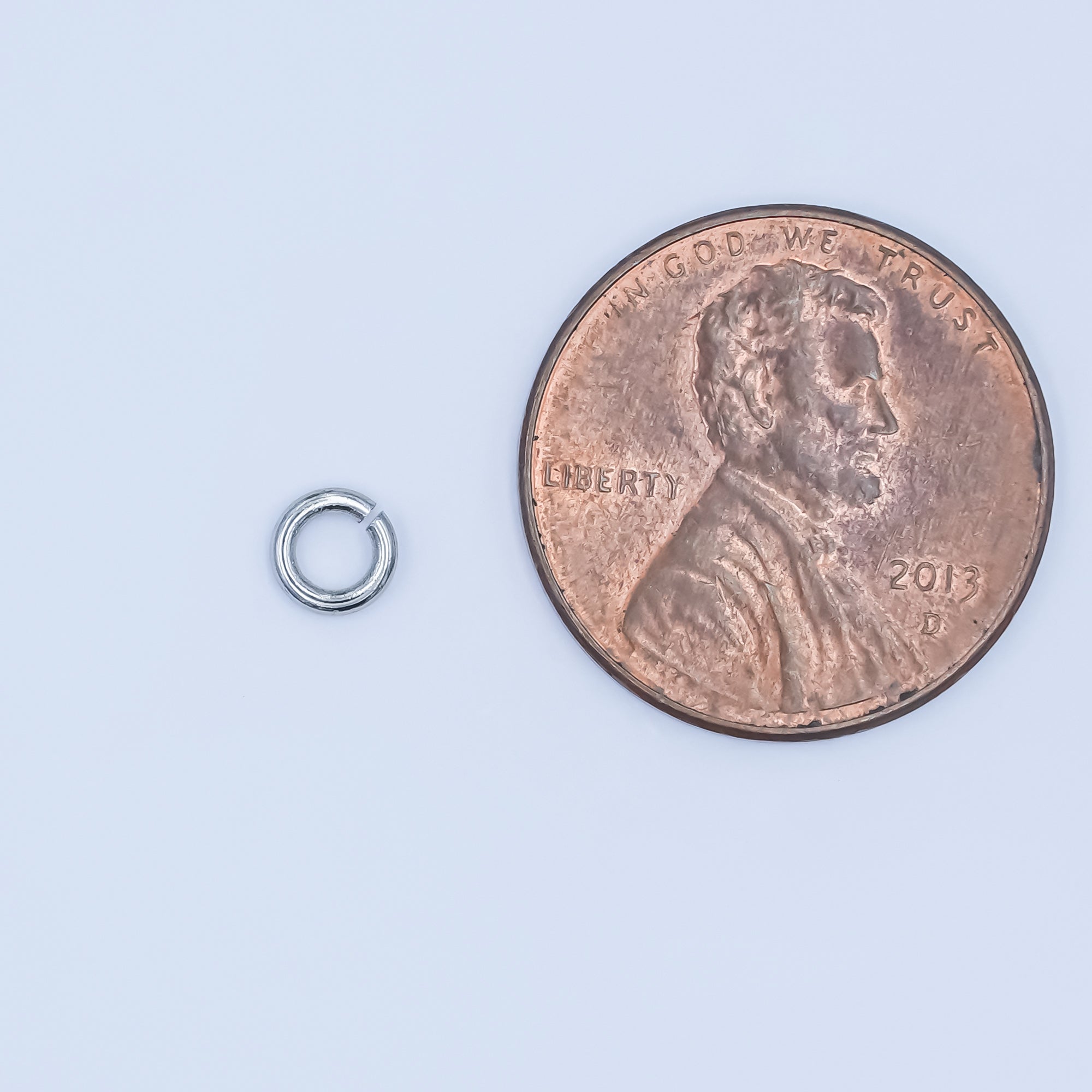 24K Gold Filled 4.5mm x 0.9mm ( 19 gauge ) Minimalist Jump Ring Finding Set in Gold & Silver | SP-1620