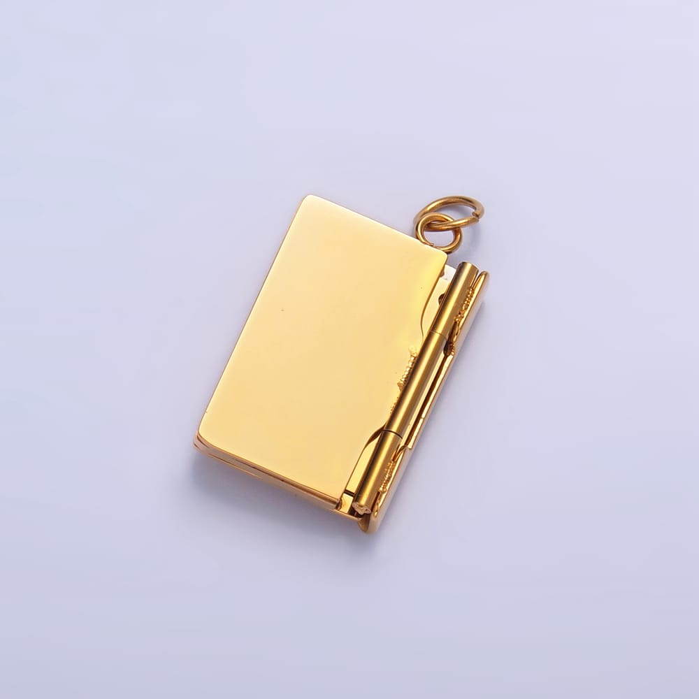 Stainless Steel Minimalist Letter Envelope Mail Interactive Magnetic Journal Charm Set | P1521