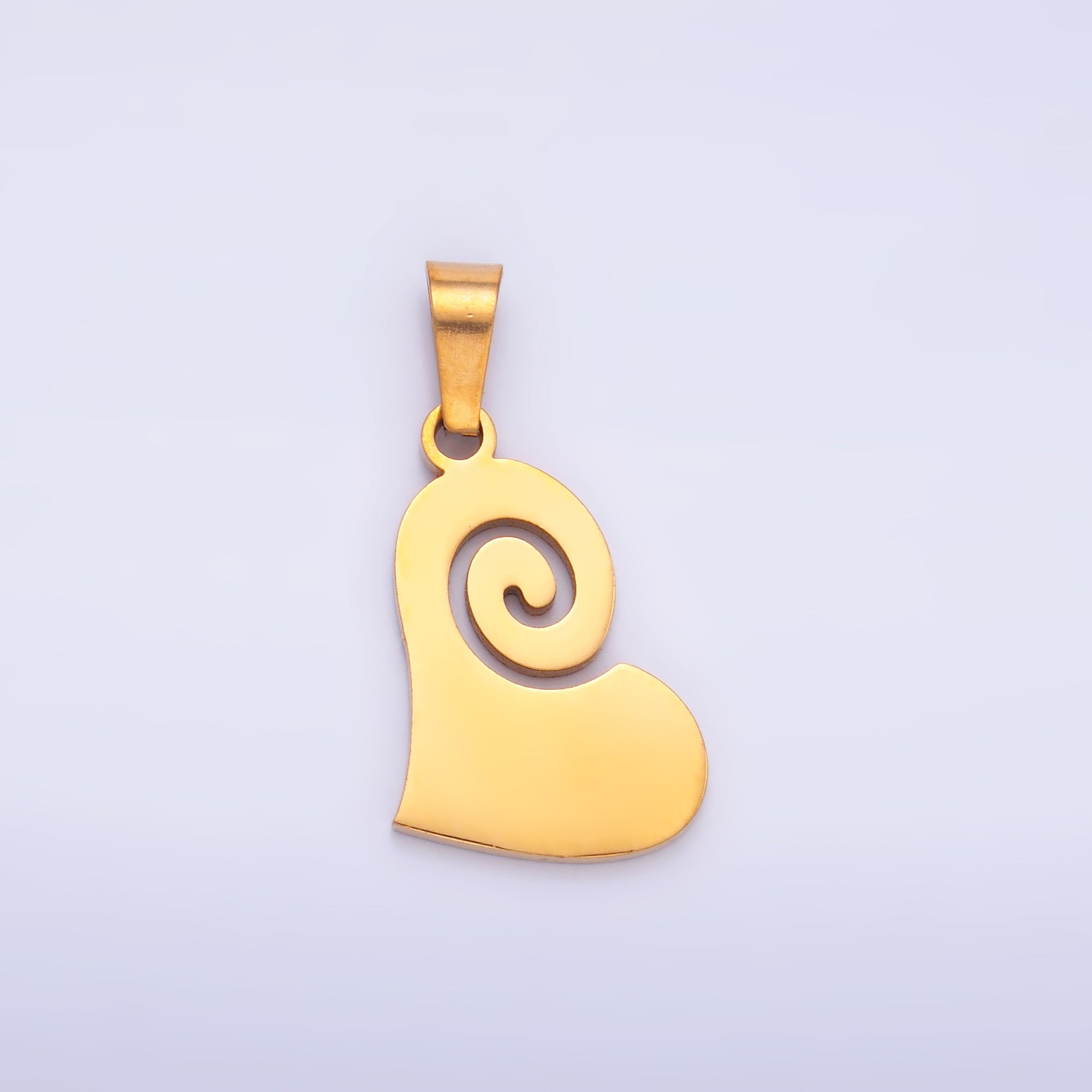 Stainless Steel Minimalist Heart Pendant | P1552