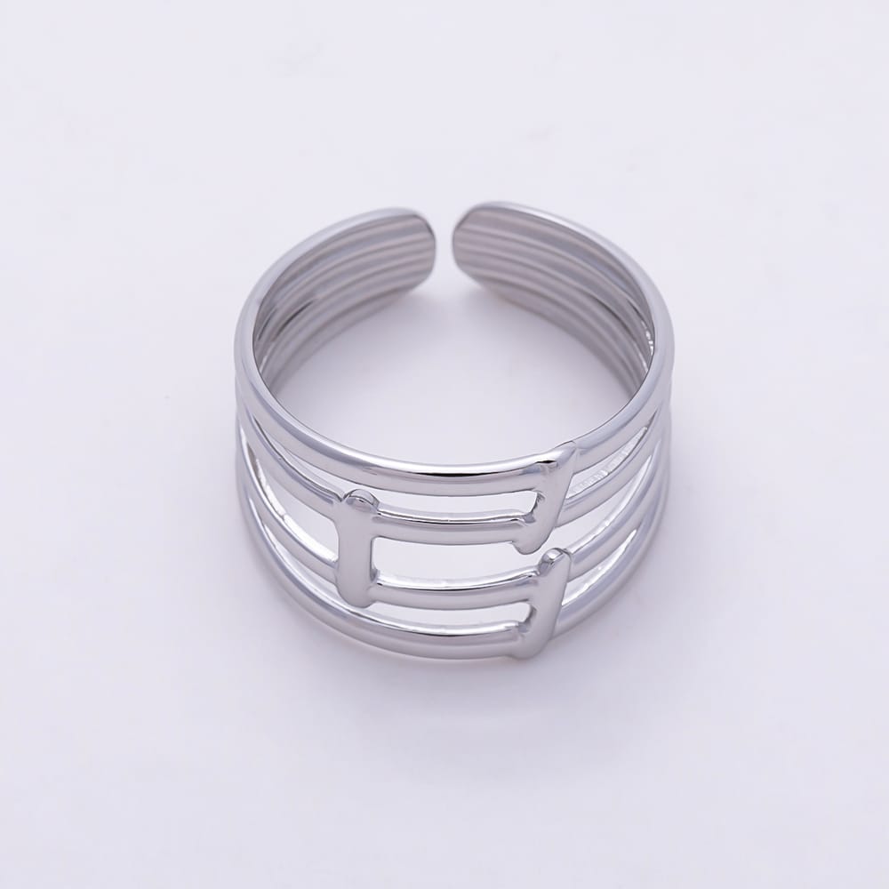 16K Gold Filled Minimalist Molten Multiple Band Ring in Gold & Silver | Rings-00431 Rings-00432