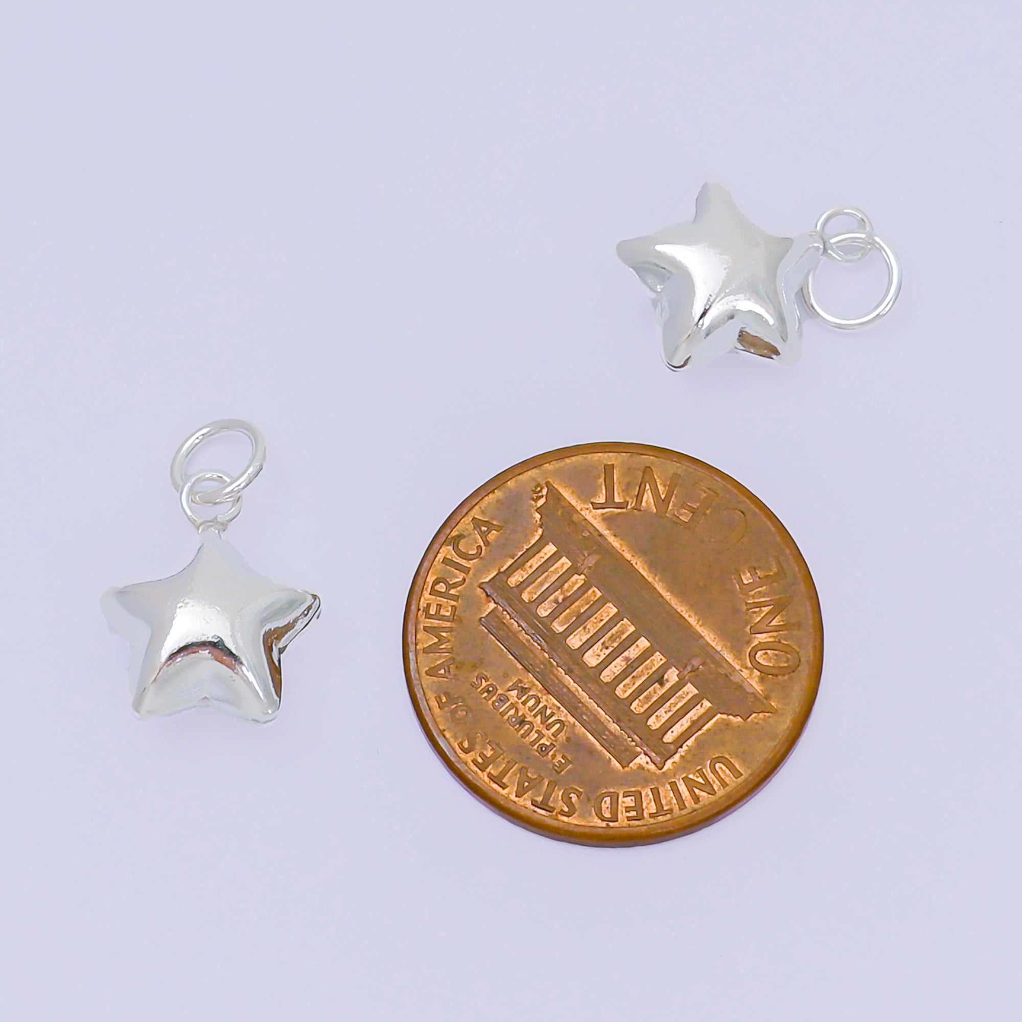 S925 Sterling Silver 12mm Twinkle Little Star Dainty Charm | SL-678