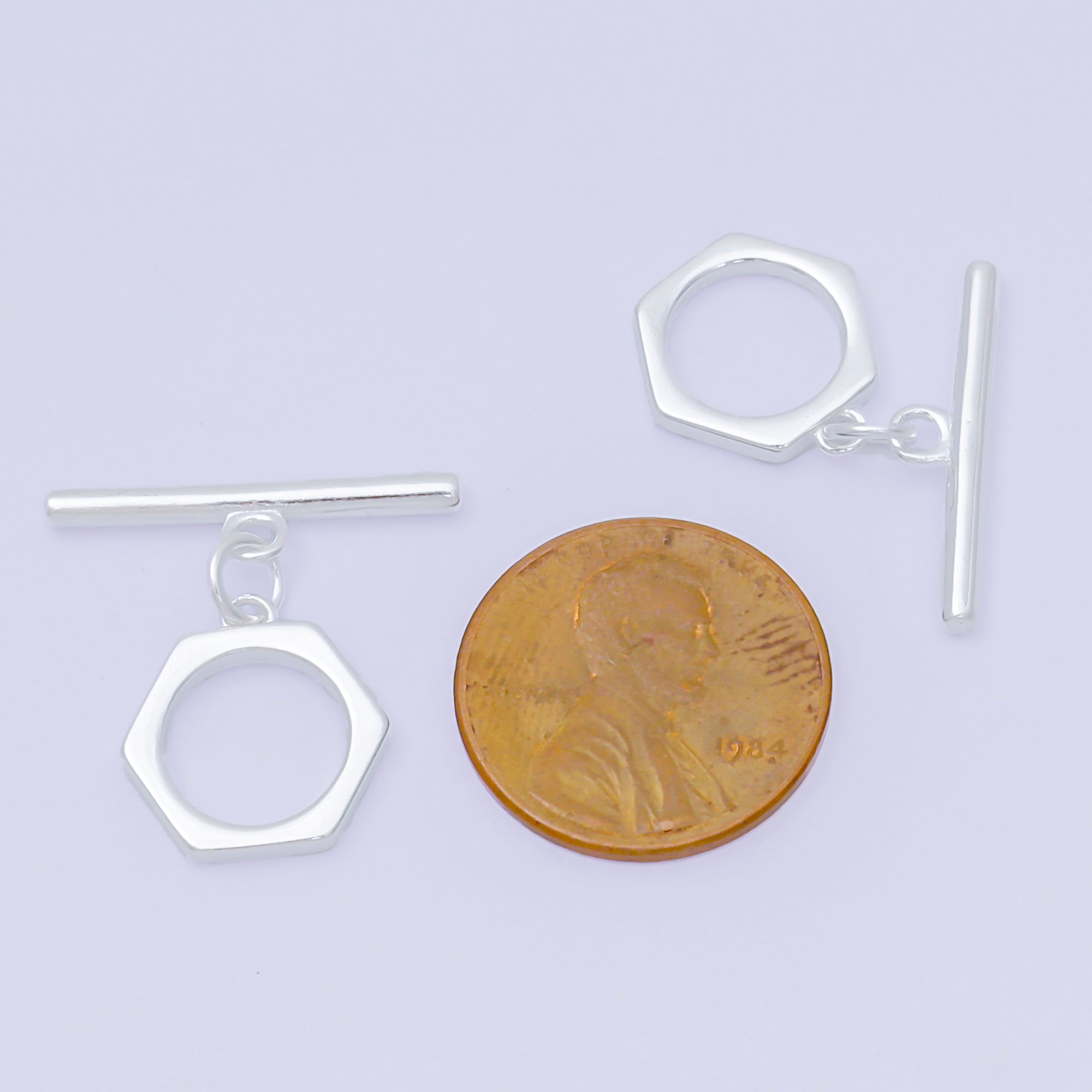 S925 Sterling Silver OT Clasp Dainty Toggle Clasps Closure Finding | SL-671