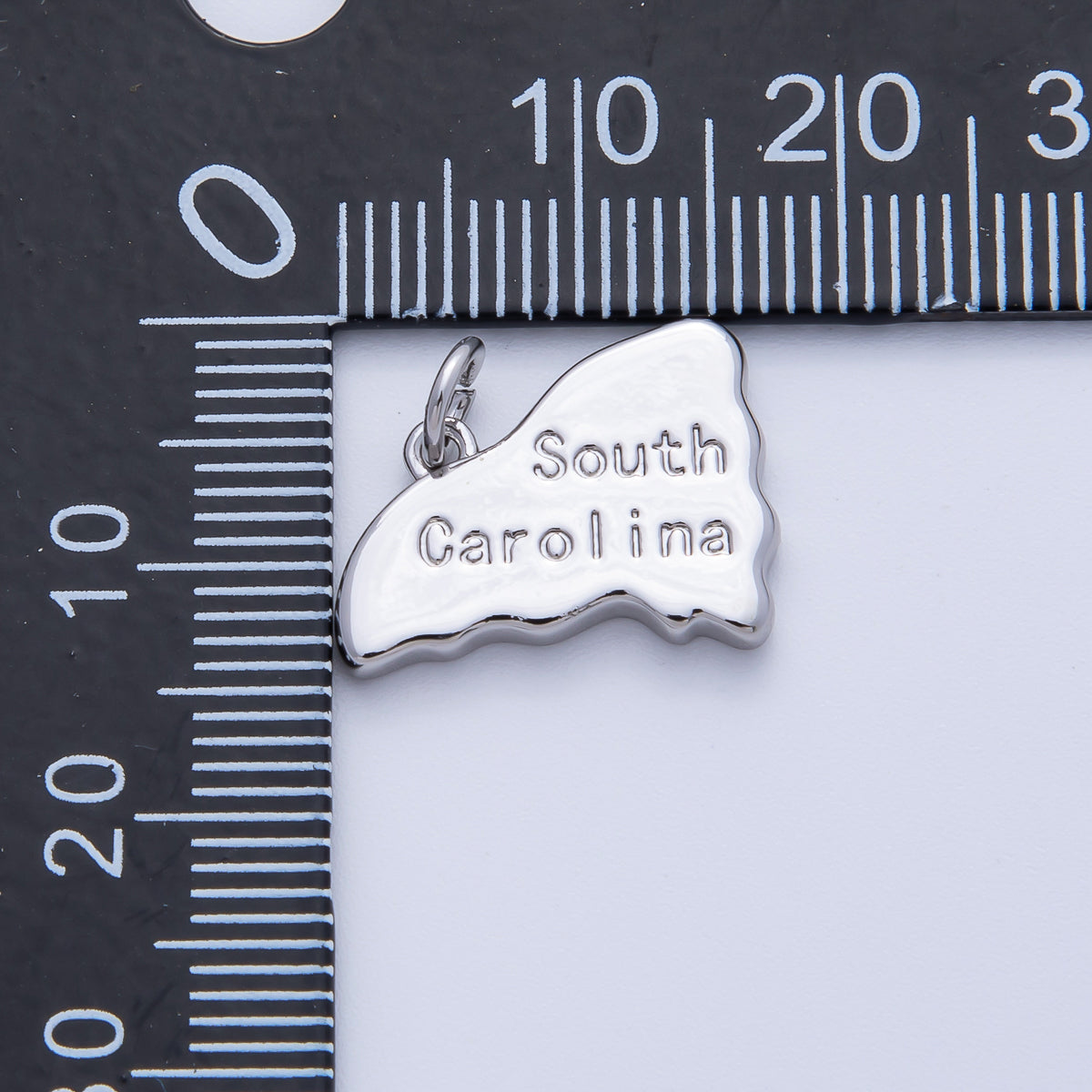 18K Gold Filled United States of America State Map Charm in Gold & Silver | AK064 - AK113