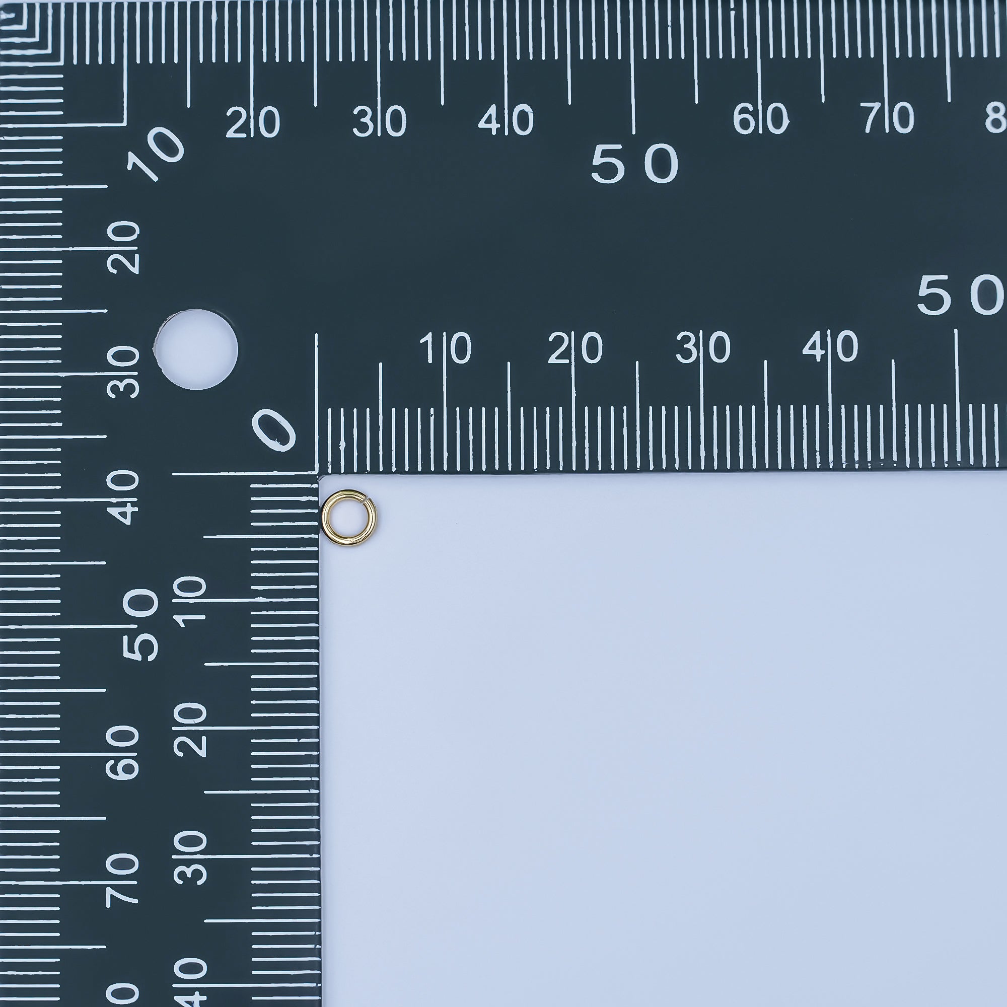 24K Gold Filled 4.5mm x 0.8mm ( 20 gauge ) Minimalist Jump Ring Finding Set in Gold & Silver | SP-1619