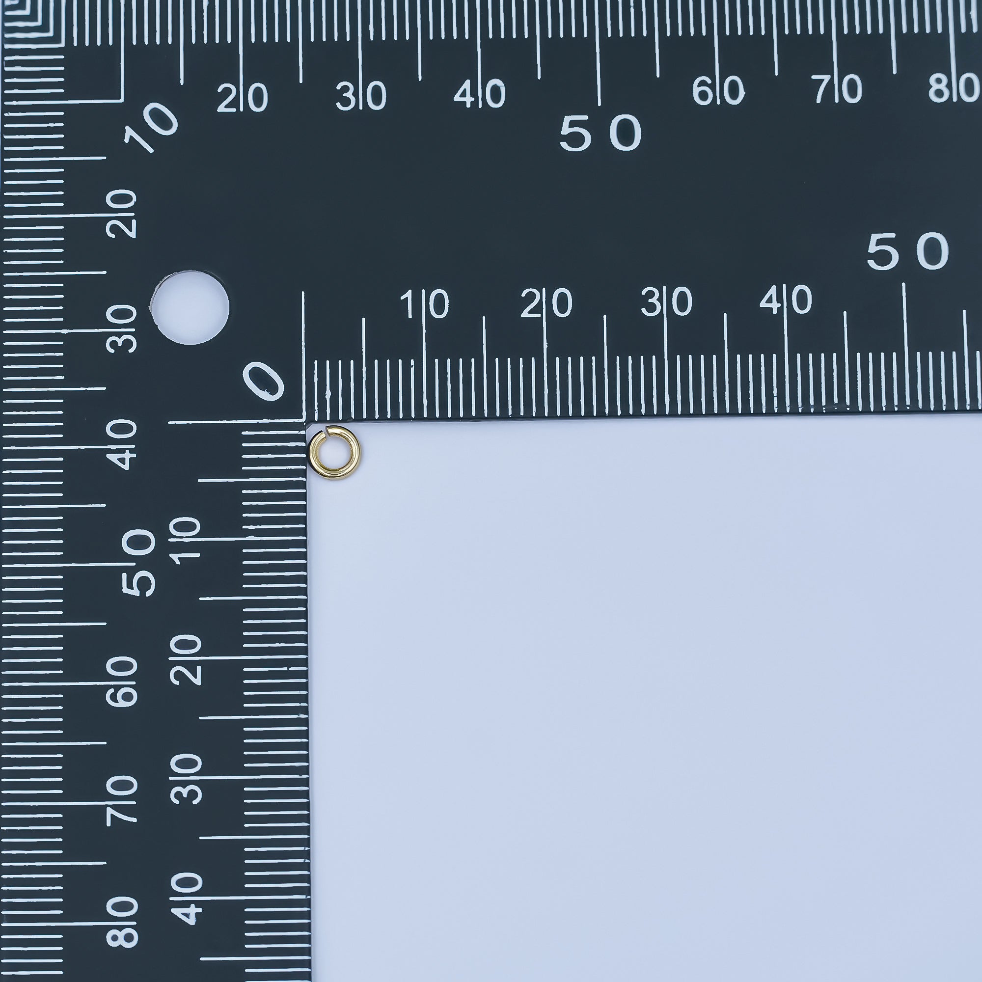 24K Gold Filled 4.5mm x 0.9mm ( 19 gauge ) Minimalist Jump Ring Finding Set in Gold & Silver | SP-1620