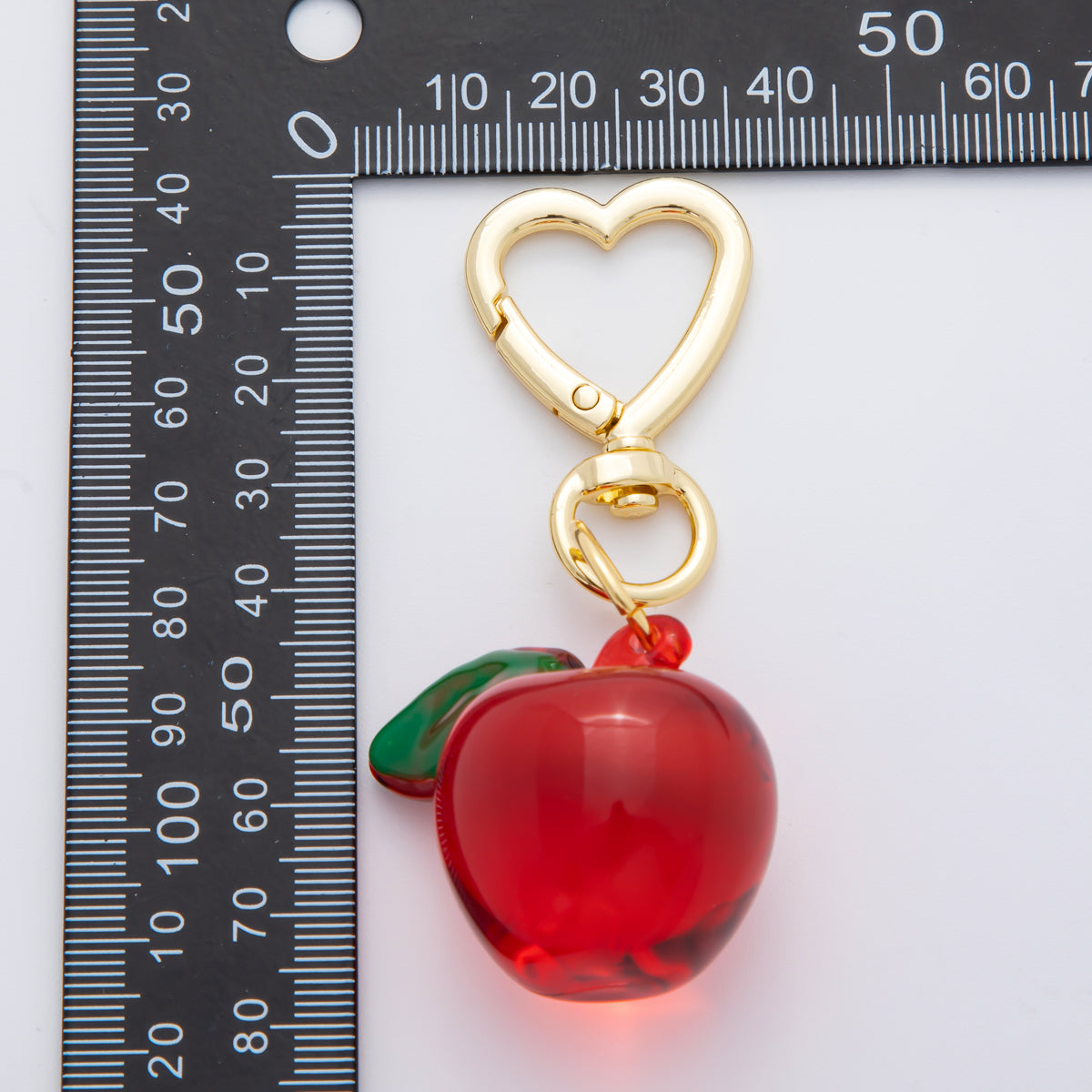 18K Gold Filled 85.5mm Glass Art Enamel Fresh Berry Cherry Fruit Charm in Yellow, Pink, & Blue | WB-00121 - WB-00124