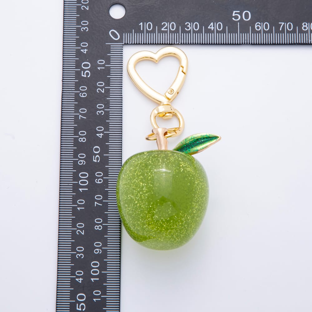 Fruits Keychain accessories Green Apple Charm Accessories WB-00109