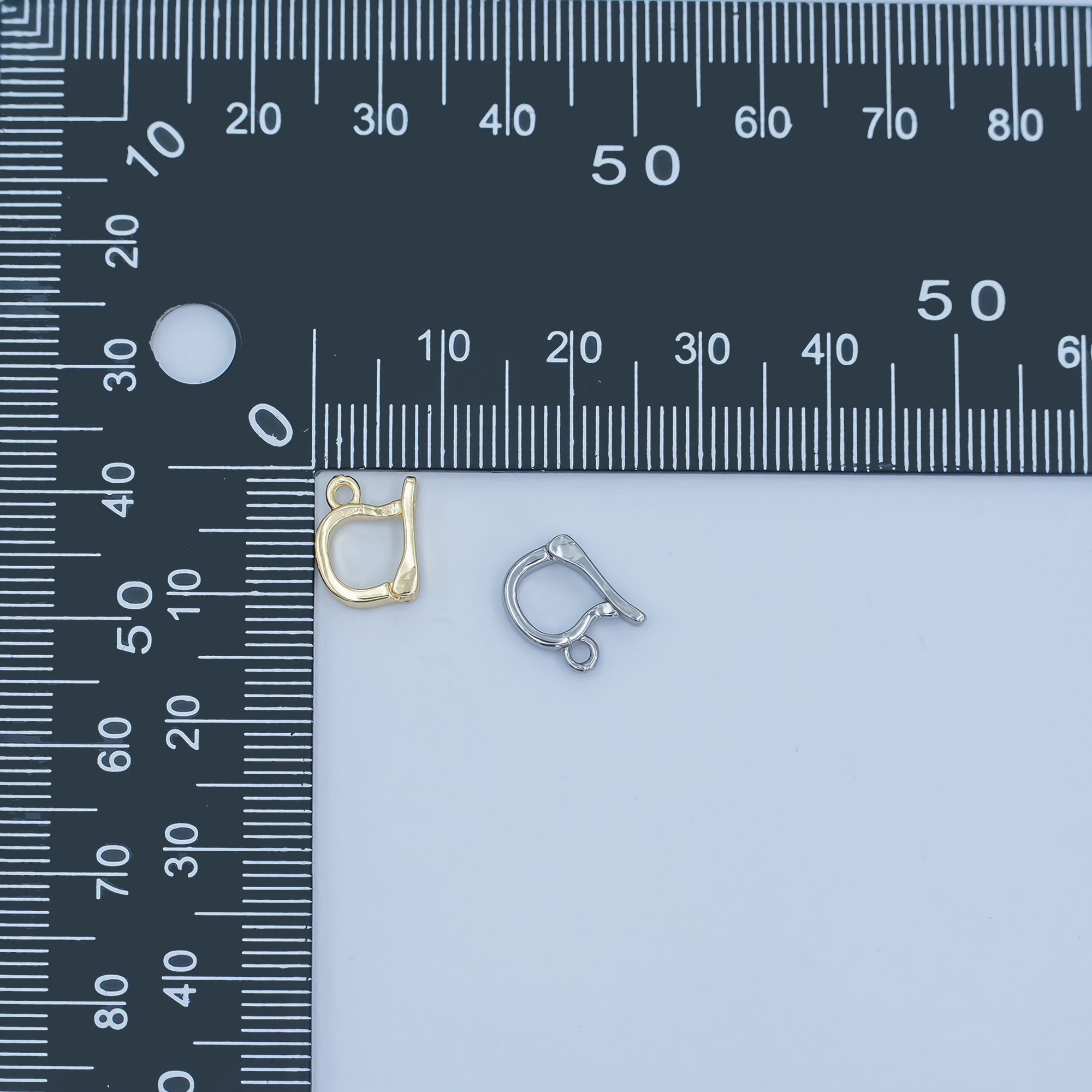 24K Gold Snap Bail Minimalist Finding in Gold & Silver | Z1138