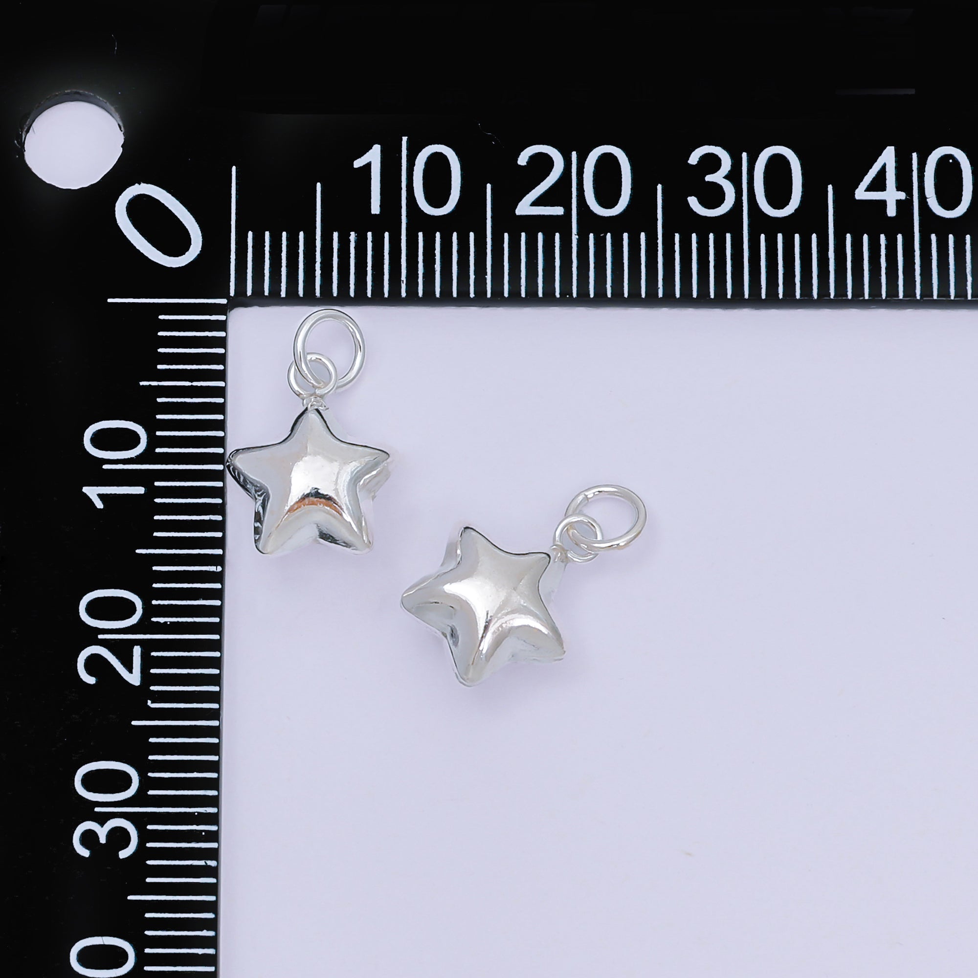 S925 Sterling Silver 12mm Twinkle Little Star Dainty Charm | SL-678