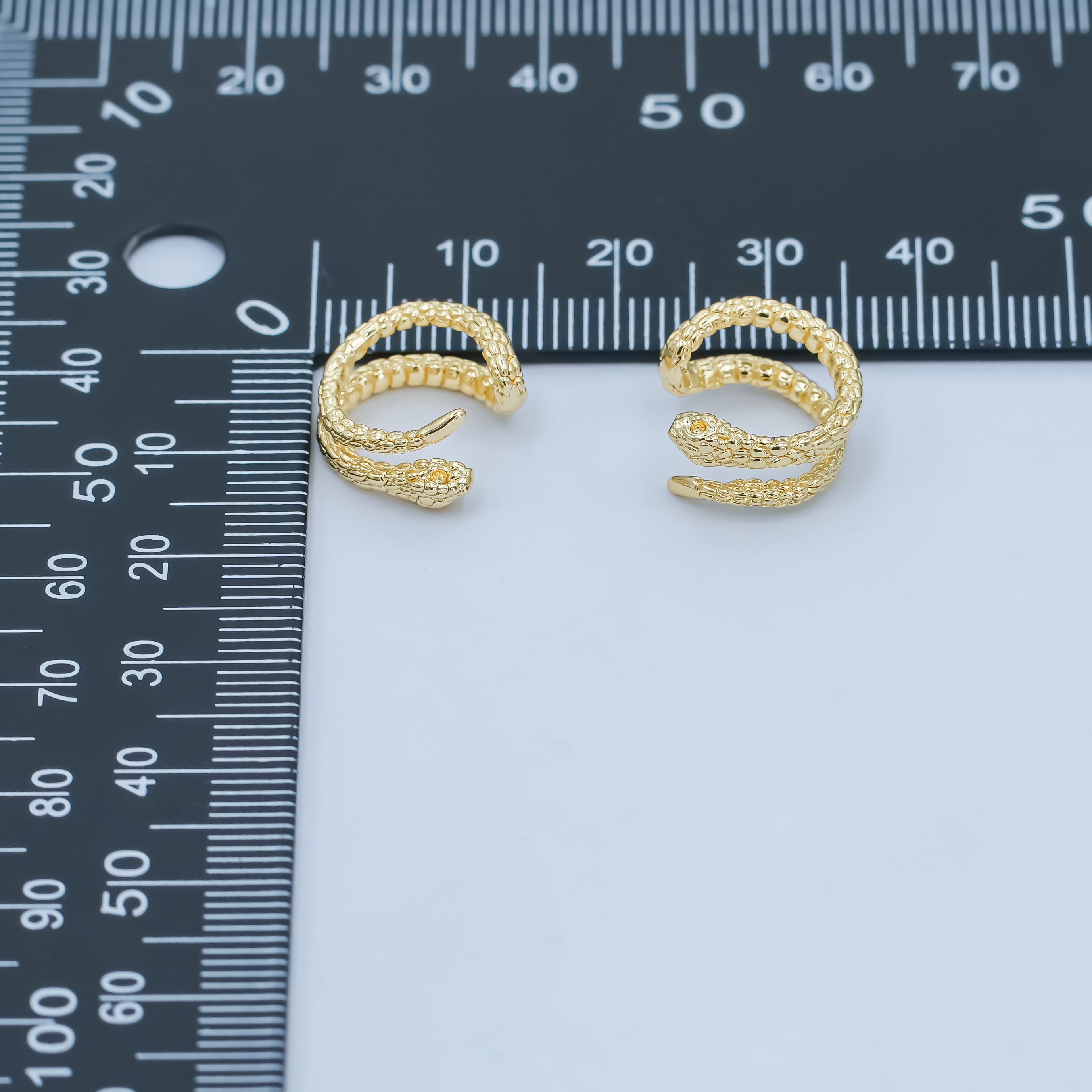 24K Gold Filled Snake Serpent Ear Cuff Earring | AI090