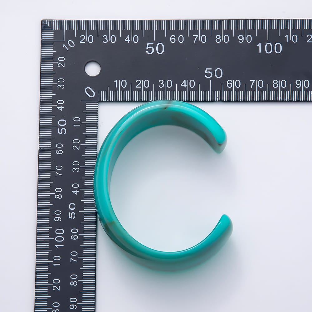 Clear, Green, White, Teal, Pink, Brown, Purple Marble Resin Acrylic Wide Cuff Bracelet | WA-00004 ~ WA-00172