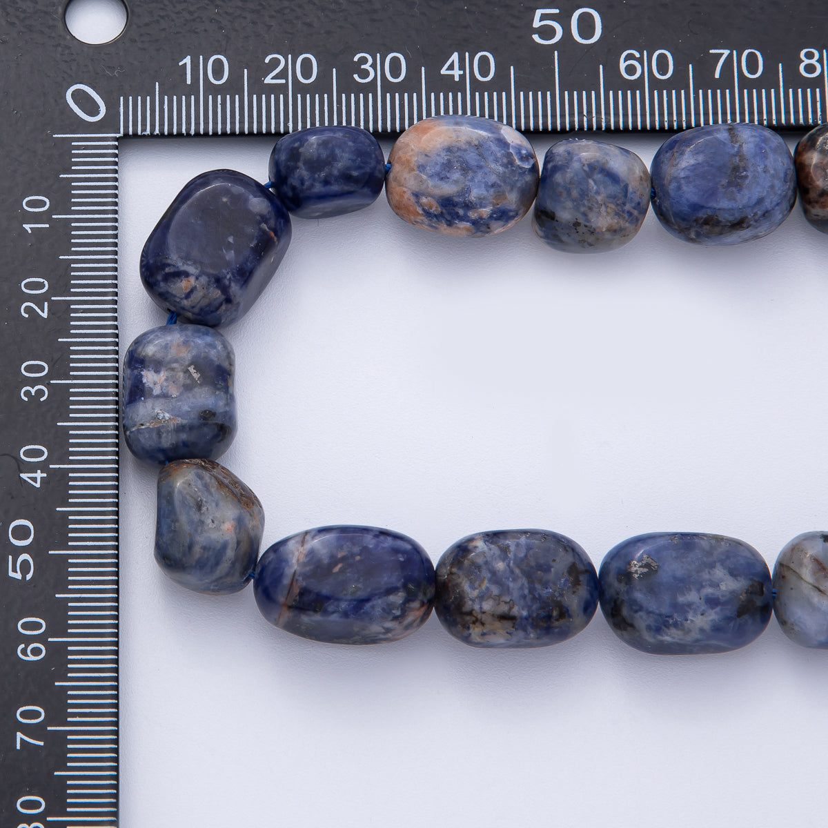 12.5mm Natural Gemstone Pebble Bead Strand Finding | WA-3863 ~ WA-3877