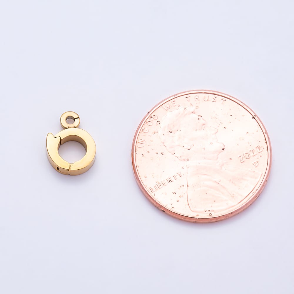 Stainless Steel 8.5mm Minimalist Pull Snap Closure Findings in Gold & Silver | Findings-00202 Findings-00203