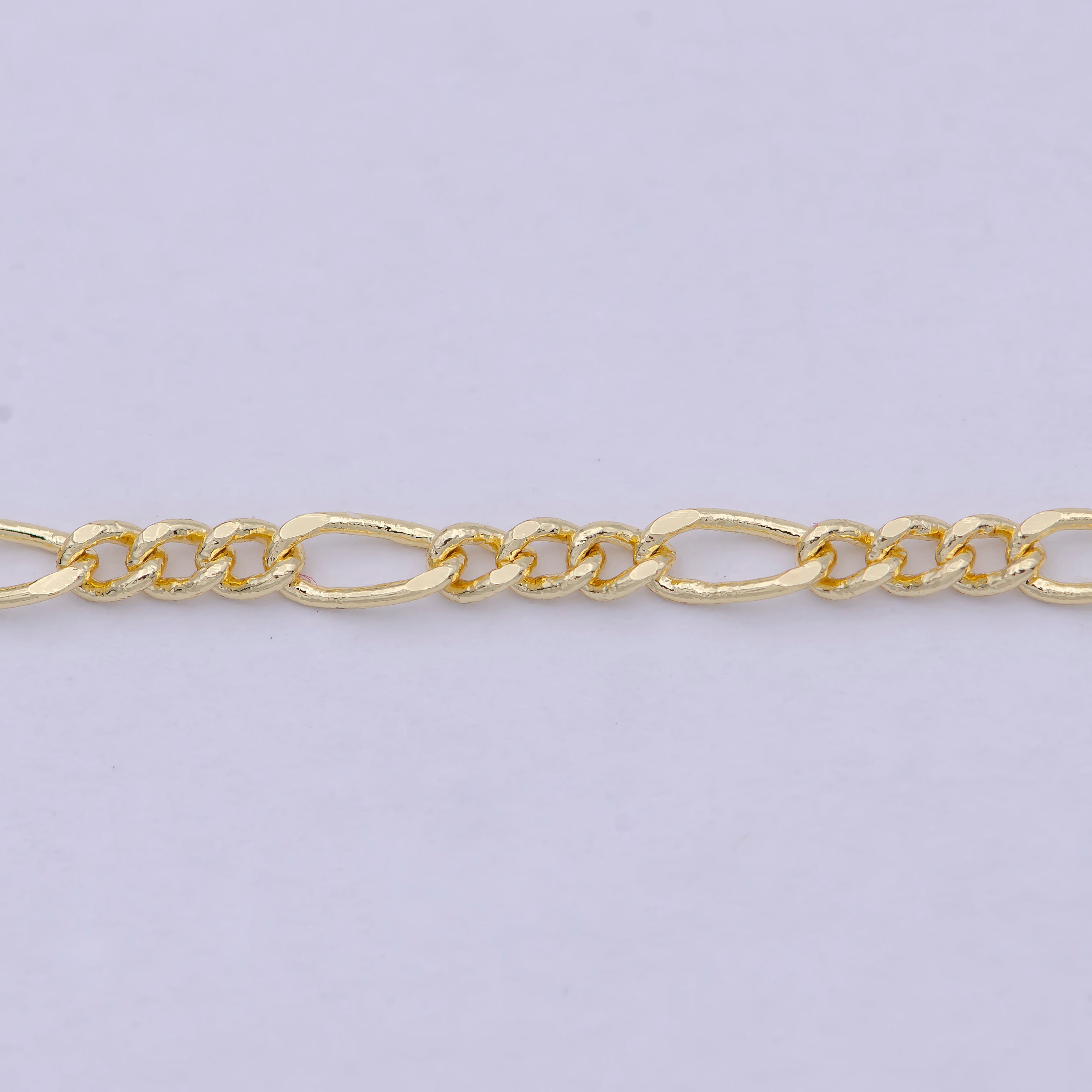 14K Gold Filled 2mm Dainty Minimalist Figaro Chain 17 Inch Necklace | WA-3977