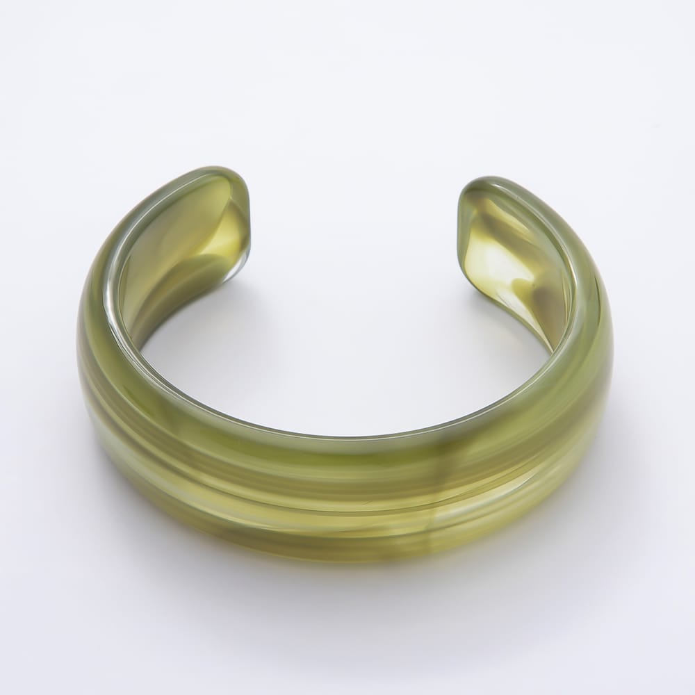 Clear, Green, White, Teal, Pink, Brown, Purple Marble Resin Acrylic Wide Cuff Bracelet | WA-00004 ~ WA-00172