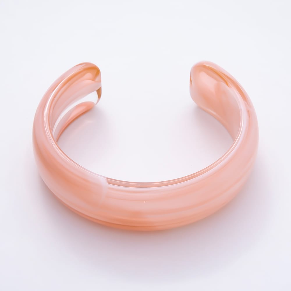 Clear, Green, White, Teal, Pink, Brown, Purple Marble Resin Acrylic Wide Cuff Bracelet | WA-00004 ~ WA-00172