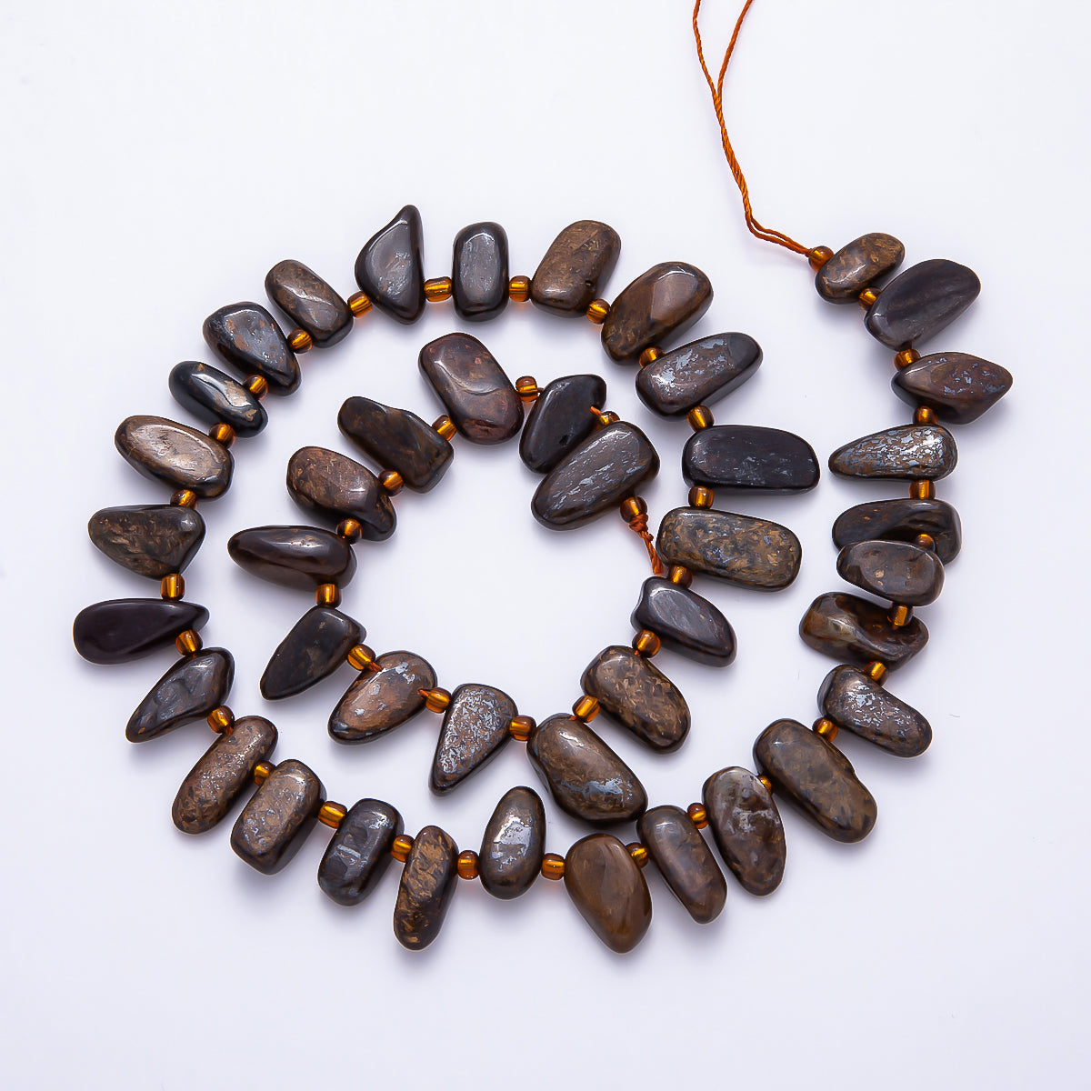 3mm Amethyst, Lapis Lazuli, Amethyst, Jasper Pebble Stick Natural Gemstone Strand Finding | WA-00240 ~ WA-00245