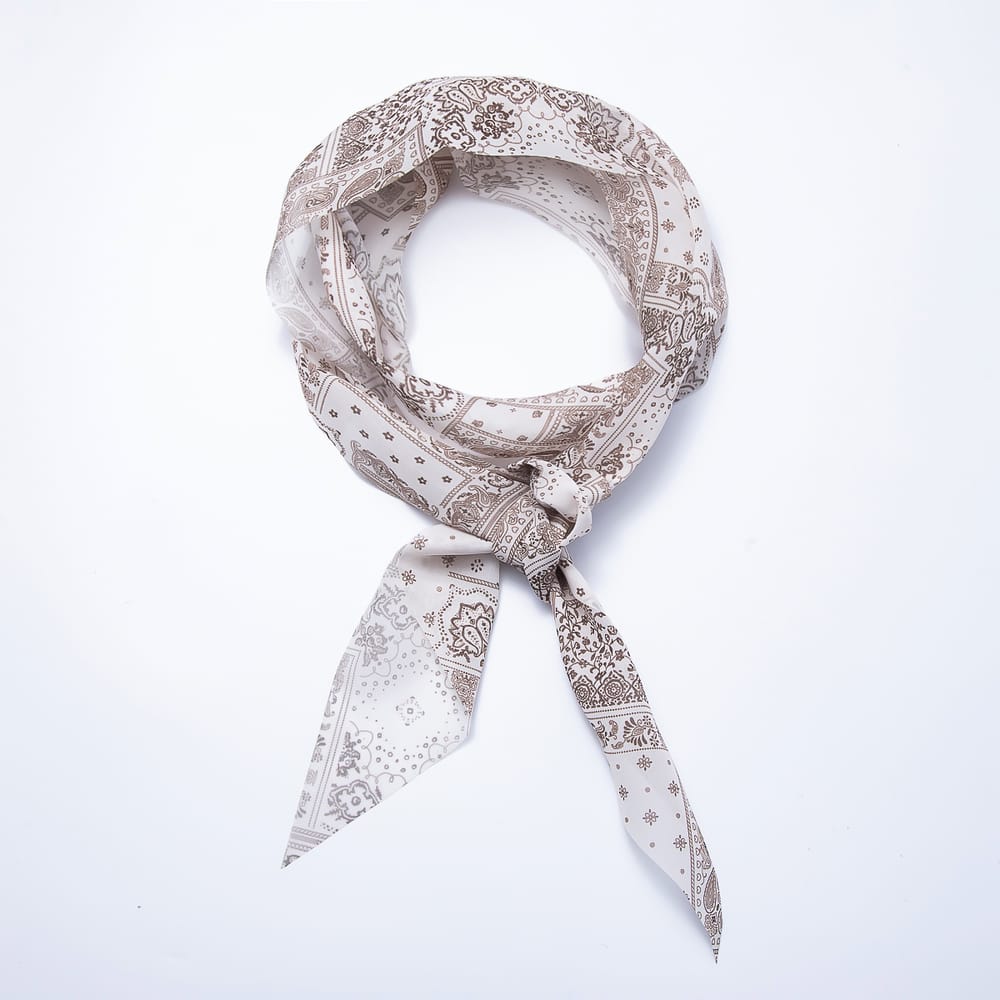 Sheer Organza Silk Tapered Ribbon Scarf Necklace | WA-00578 - WA-00581