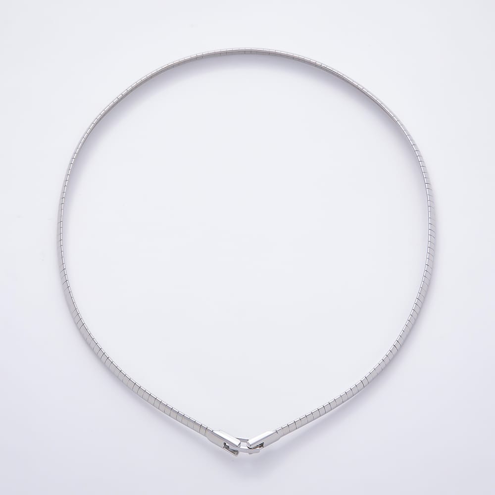 16K Gold Filled 6mm Omega Herringbone Flat Chain 16 Inch Necklace | WA-01133 WA-01138