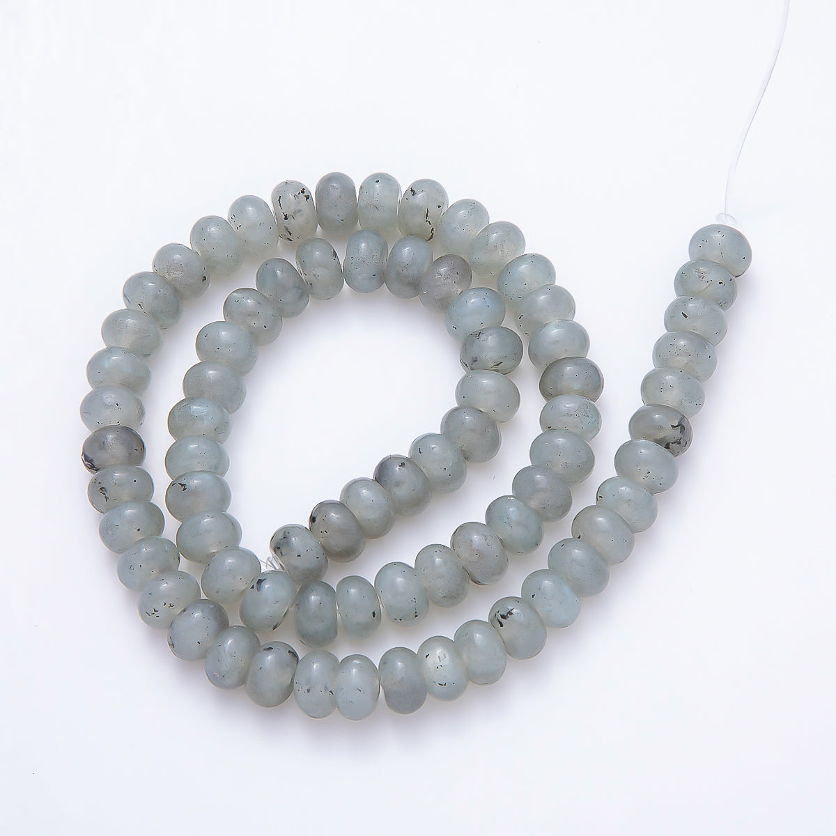8mm Brown Tiger Eye, Grey Labradorite Rondelle Natural Gemstone Bead Strand Finding | WA-01441 WA-01460