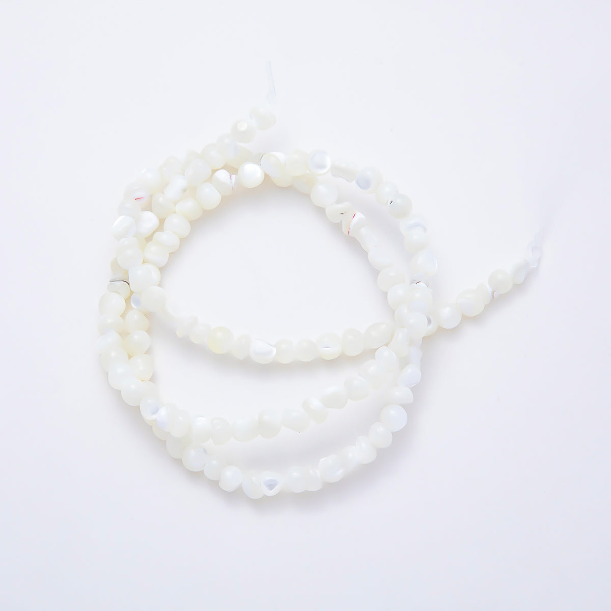 4mm Irregular Nugget Pebble Dyed Shell Pearl Gemstone Bead Strands Finding | WA-02190 ~ WA-02279