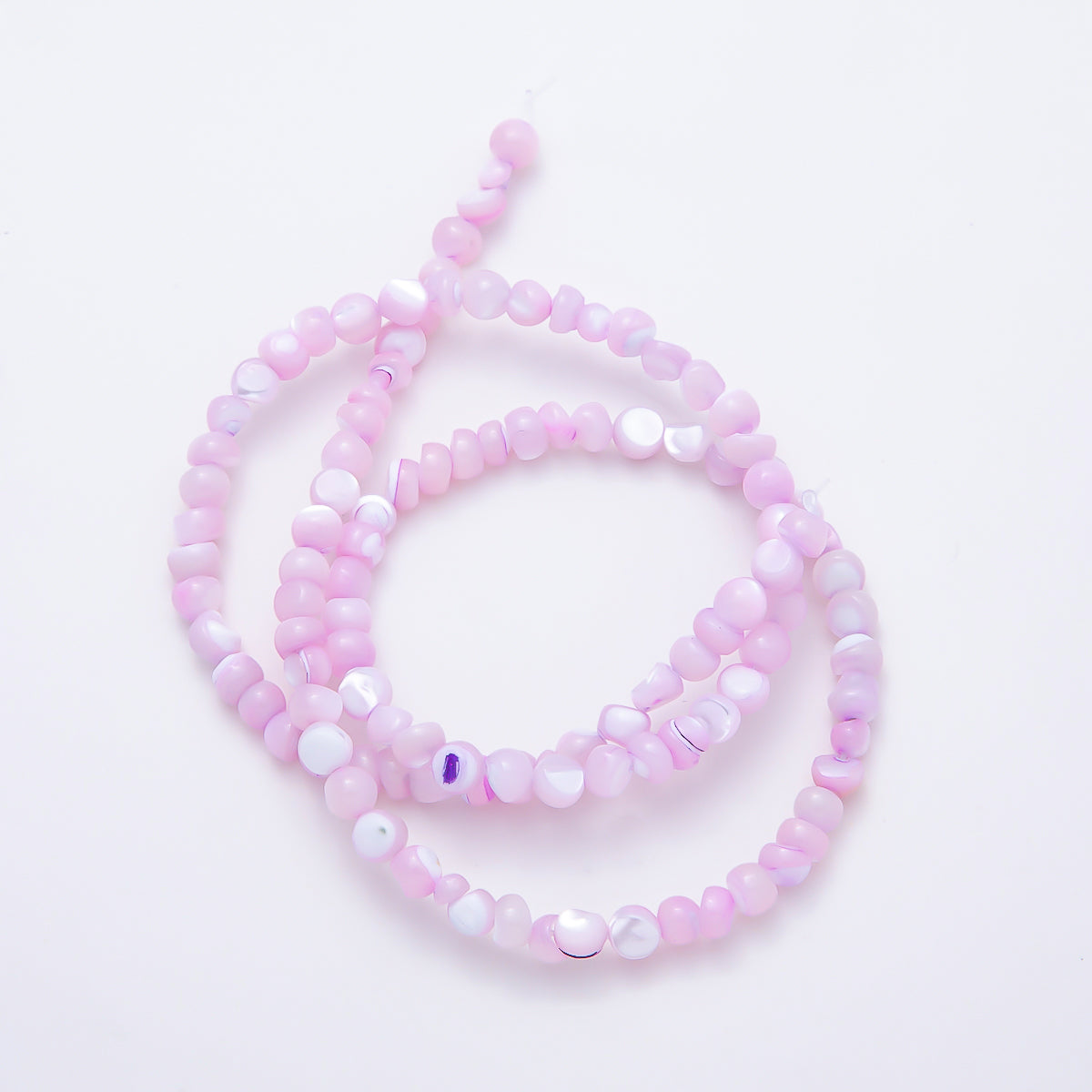 4mm Irregular Nugget Pebble Dyed Shell Pearl Gemstone Bead Strands Finding | WA-02190 ~ WA-02279