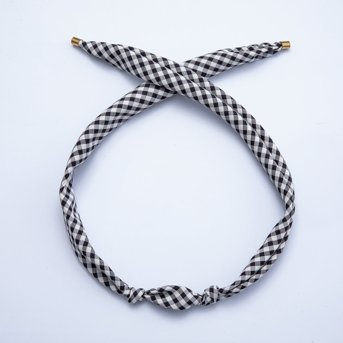 Gold Stainless Steel 24mm Red, Black, Yellow Handmade Vintage Bandana Scarf Necklace | WA-1253 WA-1288 WA-1289 WA-1375