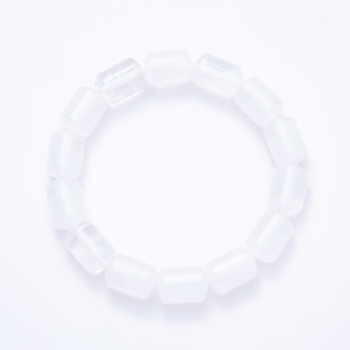 16K Gold Filled 10mm Clear Quartz, Amethyst, Aventurine, Rose Quartz, Tiger Eye Tube Gemstone Stretch Bracelet | WA-02243 ~ WA-02296
