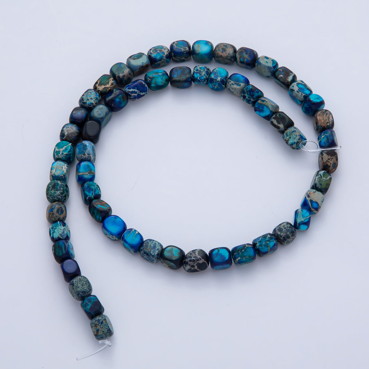 5mm Turquoise Natural Gemstone Nugget Bead Strand Finding | WA-3840 ~ WA-3849