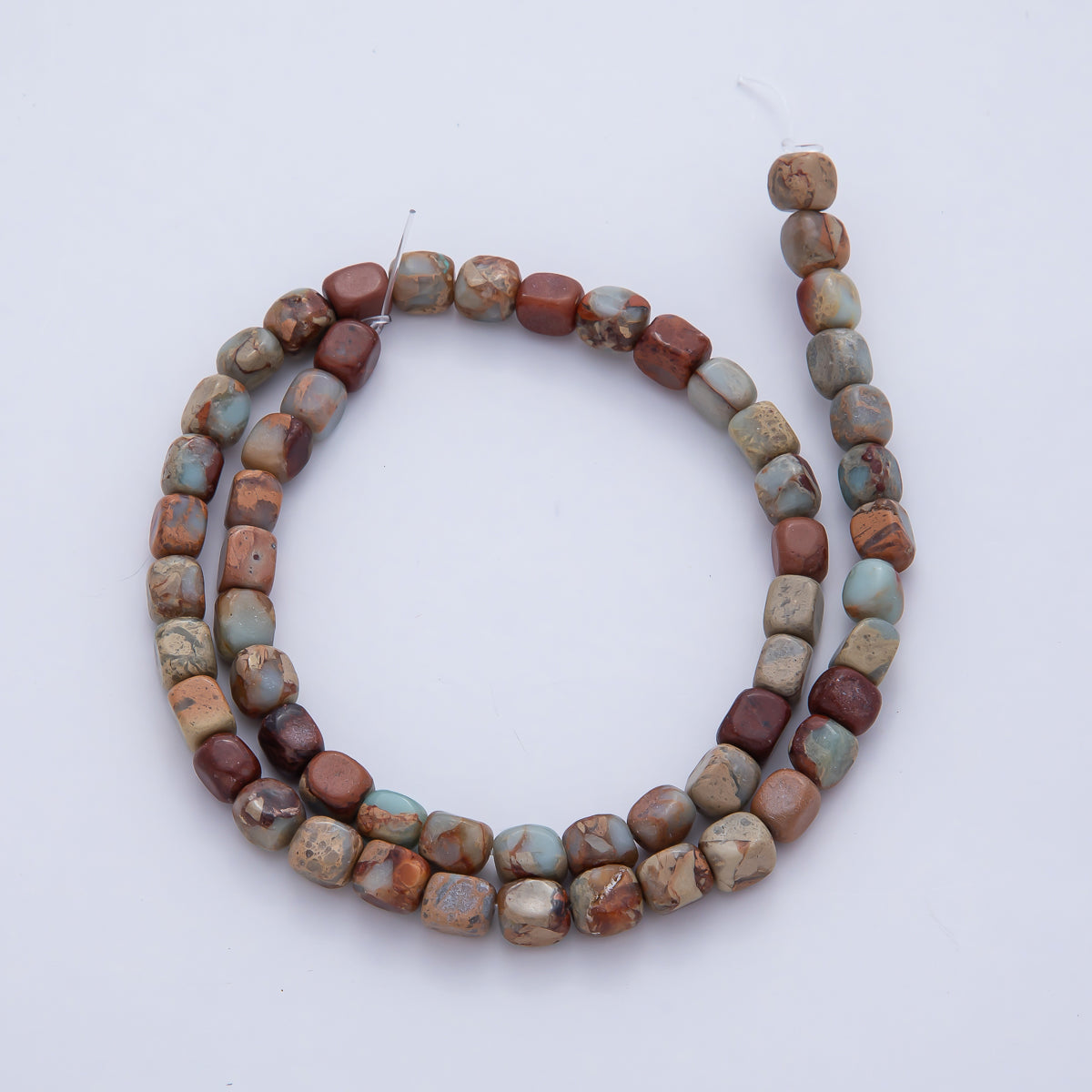 5mm Turquoise Natural Gemstone Nugget Bead Strand Finding | WA-3840 ~ WA-3849