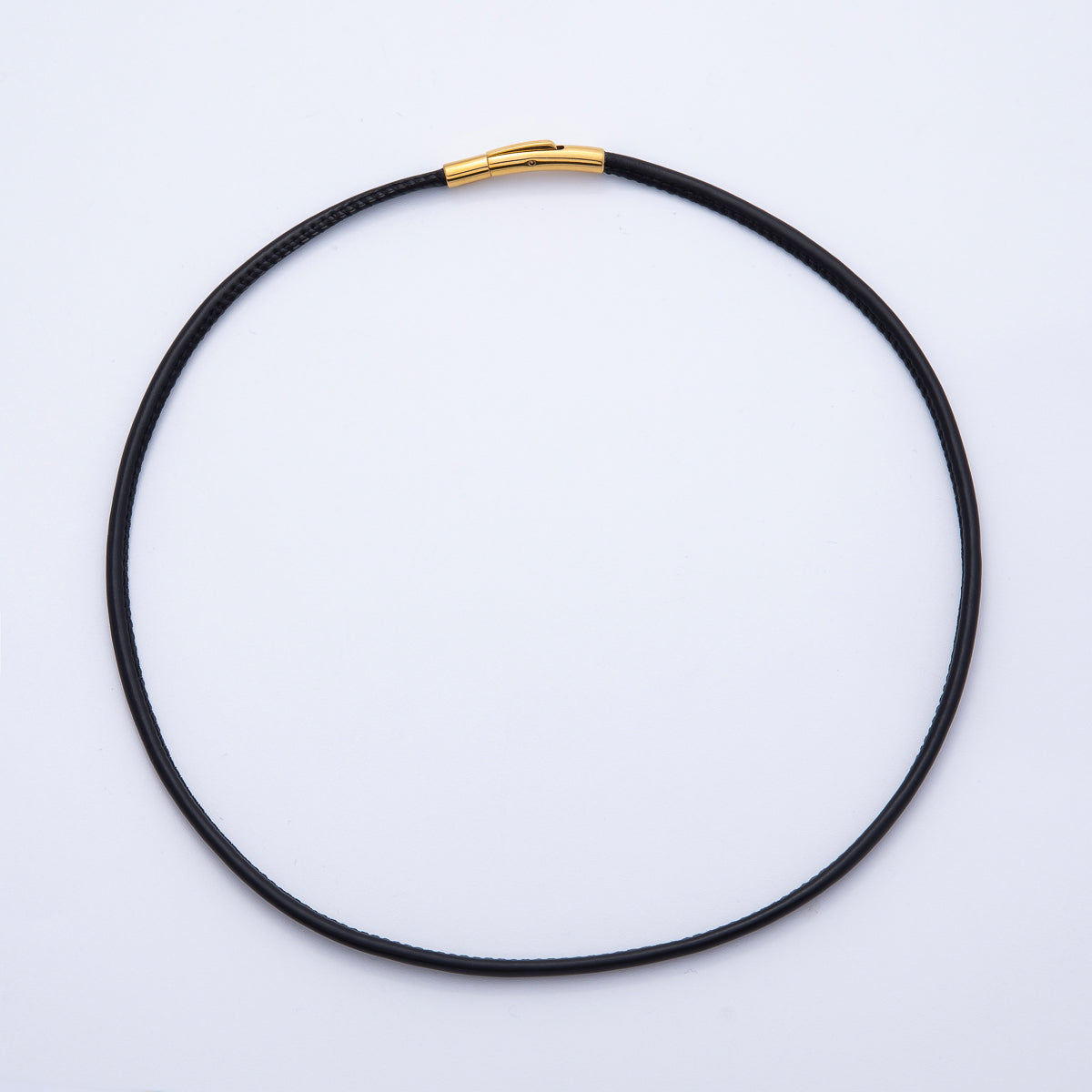 18K Gold Filled 4mm Black, Brown, Red, Blue Fall Faux Leather Cord 19 Inch Necklace | WA-3853 ~ WA-3856