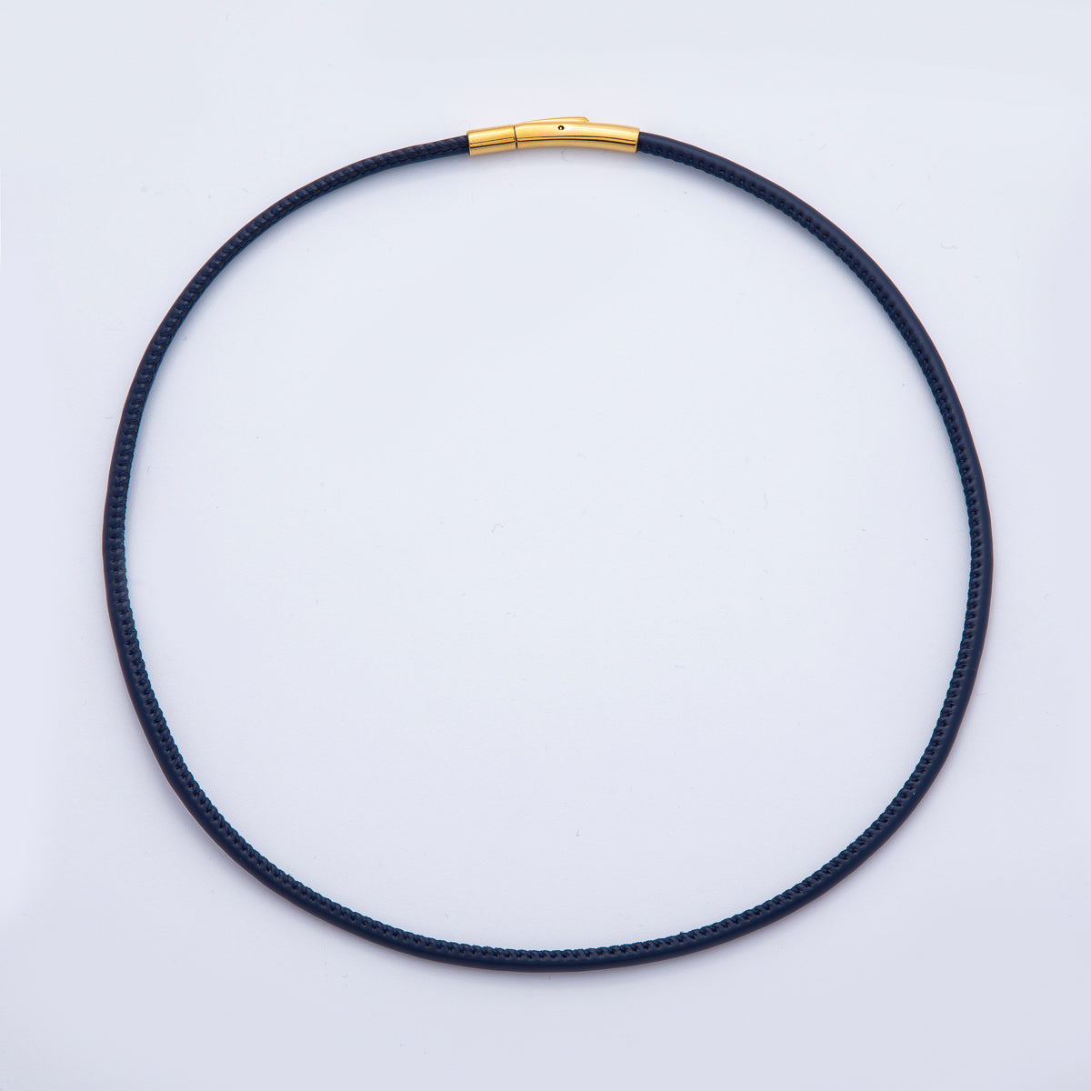 18K Gold Filled 4mm Black, Brown, Red, Blue Fall Faux Leather Cord 19 Inch Necklace | WA-3853 ~ WA-3856