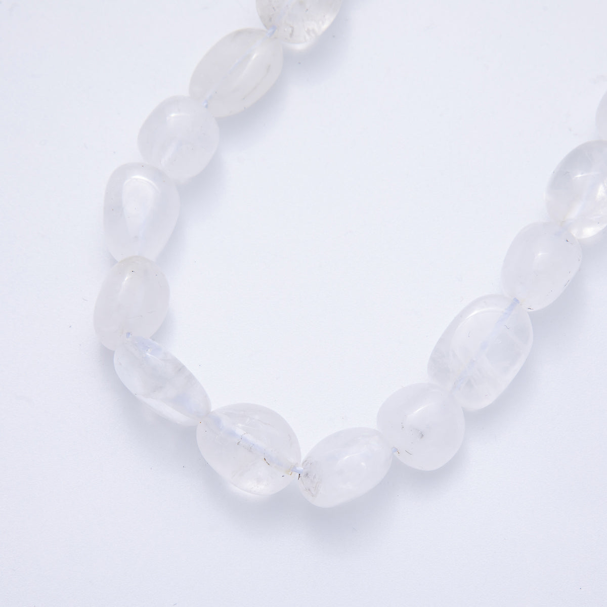 12.5mm Natural Gemstone Pebble Bead Strand Finding | WA-3863 ~ WA-3877