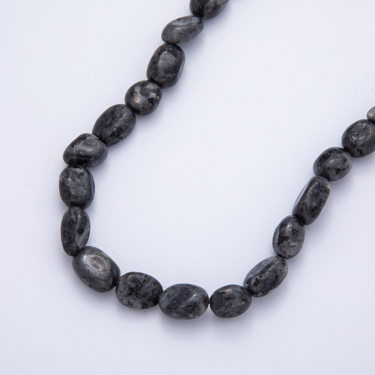 12.5mm Natural Gemstone Pebble Bead Strand Finding | WA-3863 ~ WA-3877