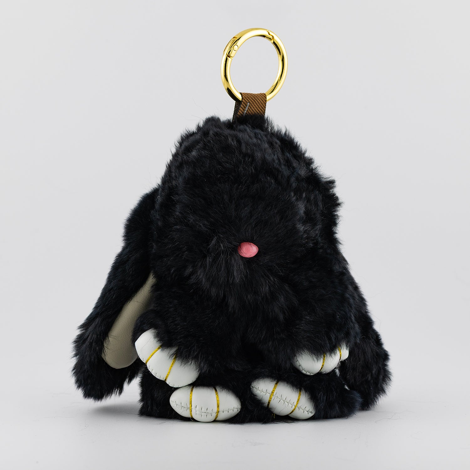 4.5 Inches x 3.5 Inches Fluffy Bunny Keychain Accessories | WB-00290 ~ WB-00295