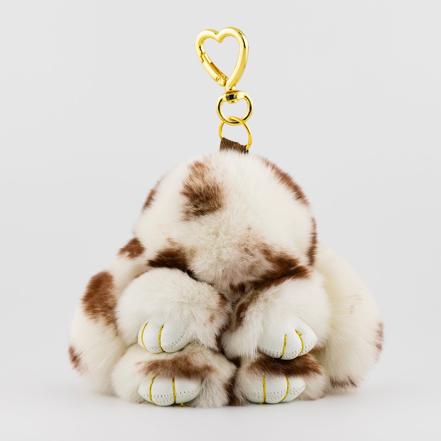 4.5 Inches x 3.5 Inches Fluffy Bunny Keychain Accessories | WB-00290 ~ WB-00295