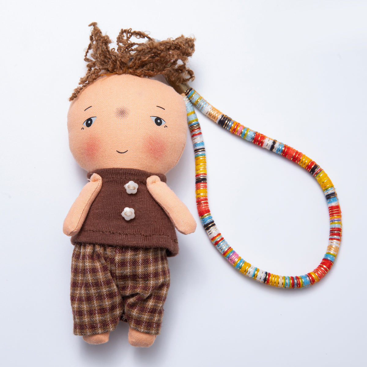Cute Rag Doll Soul Mate Boy Girl Bag Charm Backpack Accessory Keychain WB-00059