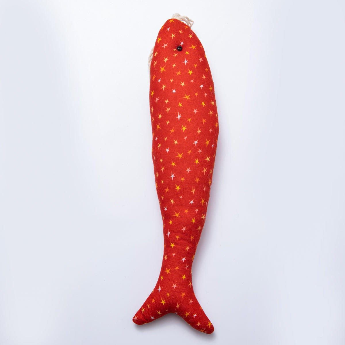 Big Long Handmade Colorful Fabric Fish Christmas Decoration Coastal Ornaments Stuffed Sardine Door Wall Nautical Home Accents WB-00067