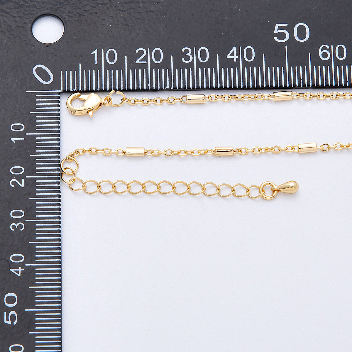 Stainless Steel 1.7mm Tube Satellite Chain 20 Inch Necklace w. Extender | WA-04143