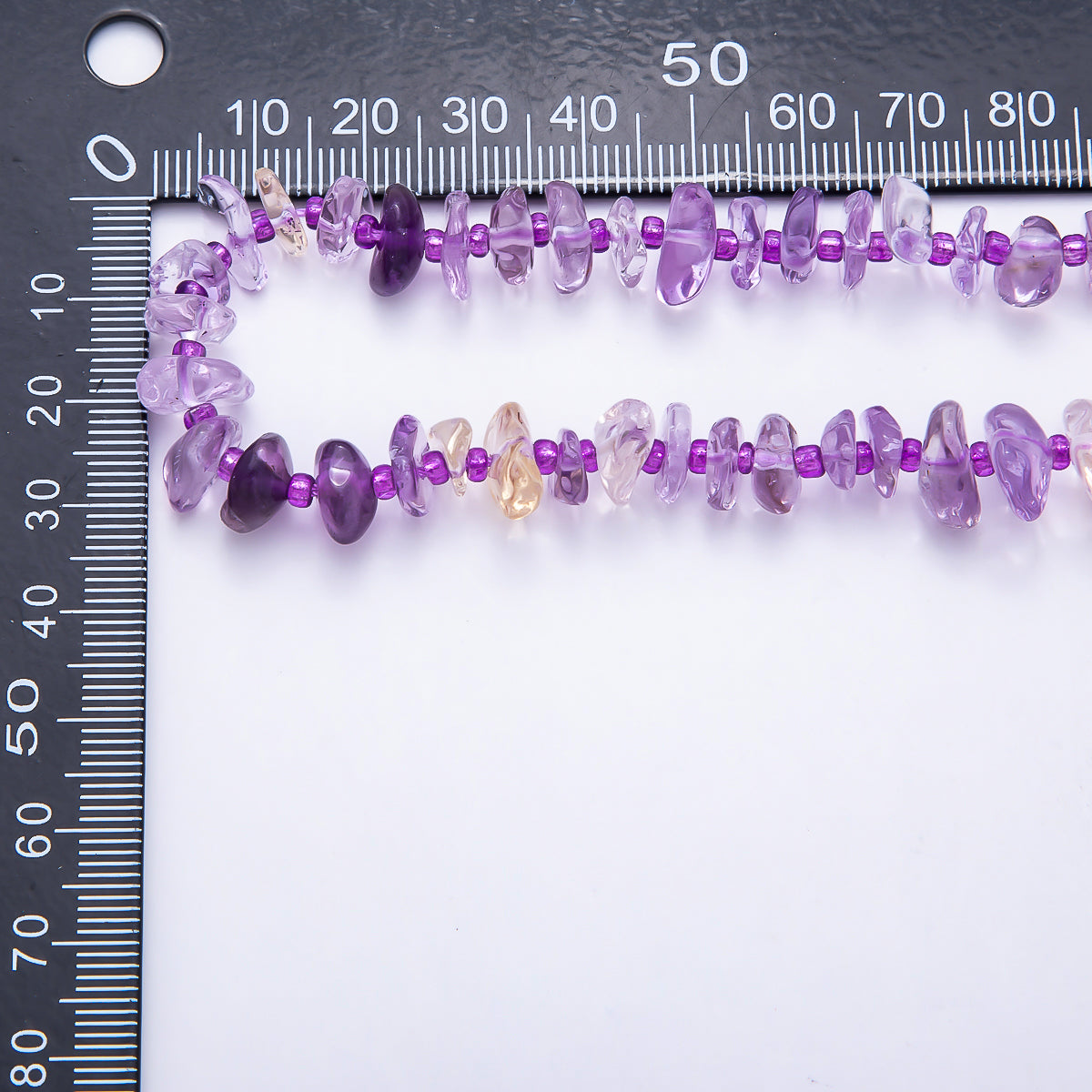 12mm Nero Marquina, Rose Quartz, Aquamarine, Kunzite, Amethyst, Lapis Lazuli Pebble Rondelle Natural Geometric Gemstone Strand Finding | WA-00211