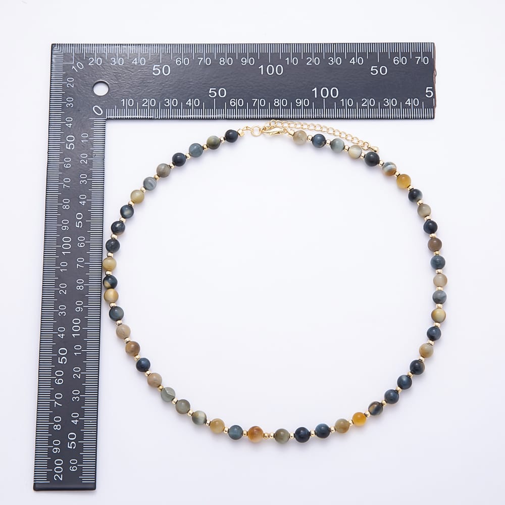16K Gold Filled 6.5mm Purple Baroque Freshwater Pearl Multi Gemstone Chain 17.5 Inch Necklace, 7.5 Inch Bracelet | WA-00346 WA-00539