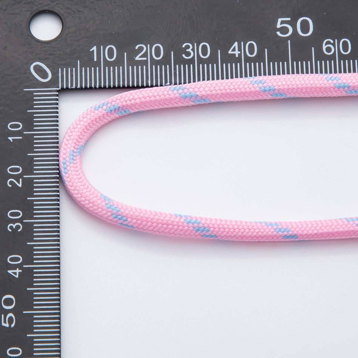 5mm Bay Pink Baby Blue Cord by Yard Unfinished Cord for Necklace Bracelet Finding | Roll-1725