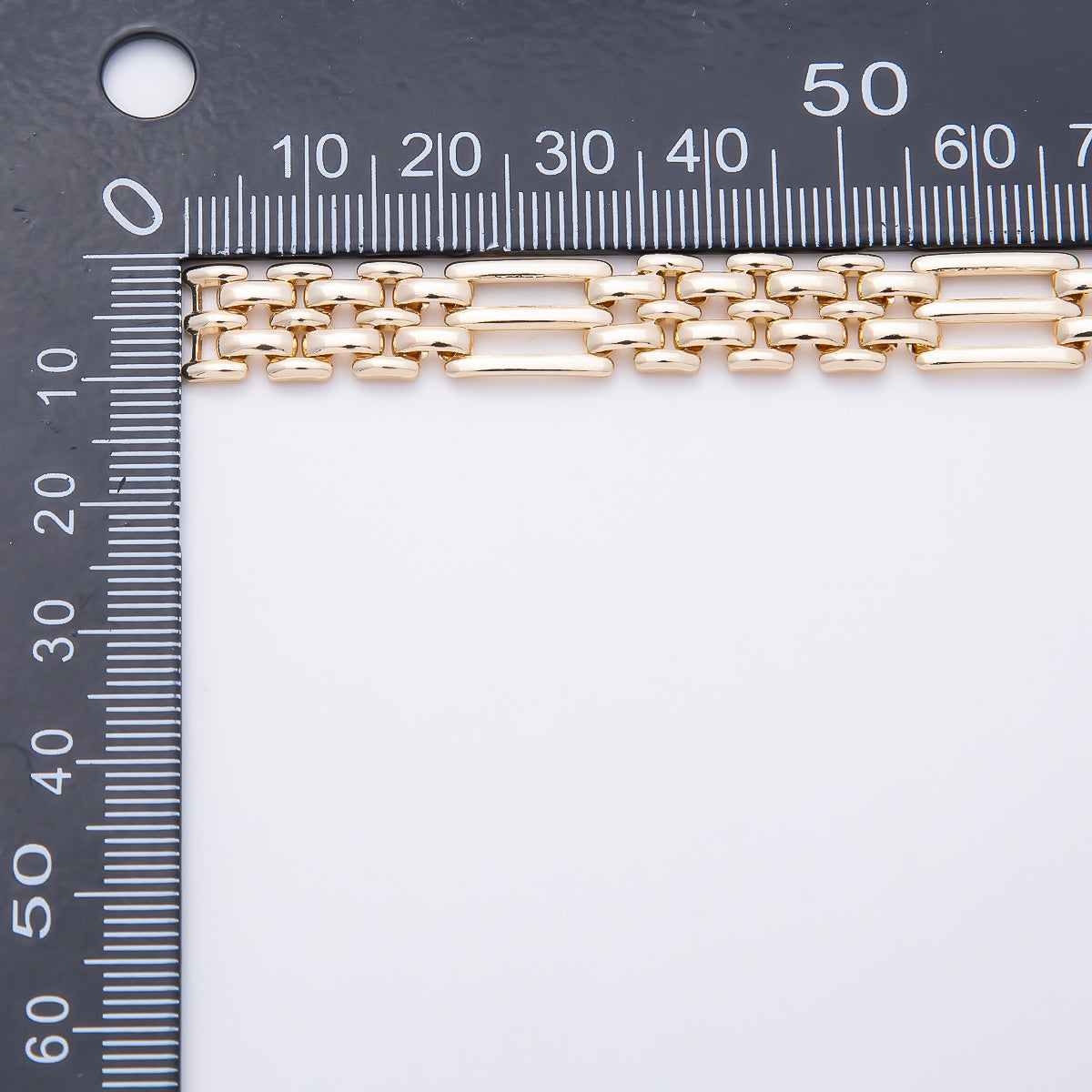 16K Gold Filled 9mm Minimalist Panther Unfinished Chain by Yard | Roll-01893